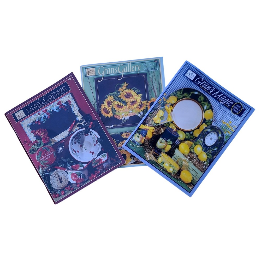 Ros‎ Stallcup Decorative Painting Books Set of 3 Grans Cottage Gallery Magic